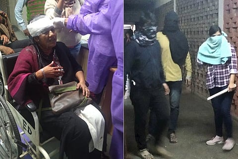 ‘Big stones that could break a skull thrown at us’: JNU professor on violent attack