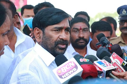 TELANGANA ENERGY MINISTER G JAGADISH REDDY