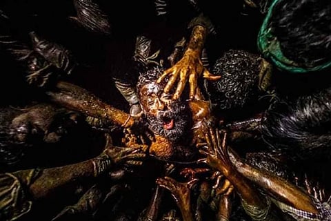 Scene from Jallikattu