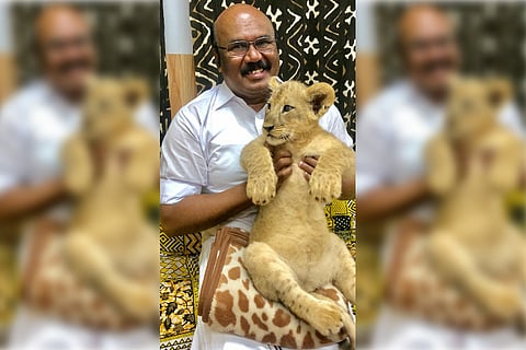 TN minister visits Japan, pens ode to his 'son', a lion cub