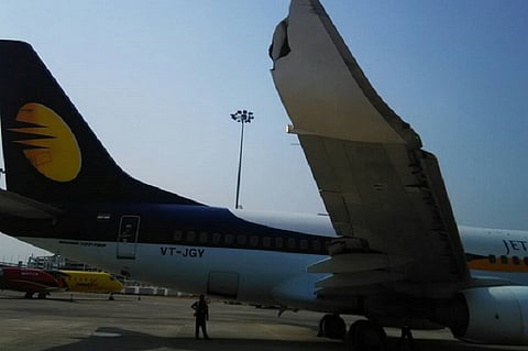 Two Jet Airways aircraft collide while taxiing on runway at Delhi Airport