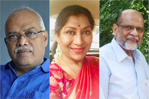 Dr J Jeyaranjan, Narthaki Nataraj and Sultan Ahmed Ismail