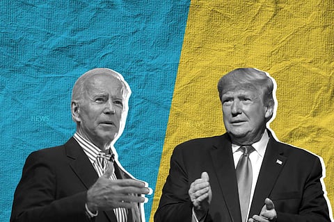 Donald Trump and Joe Biden