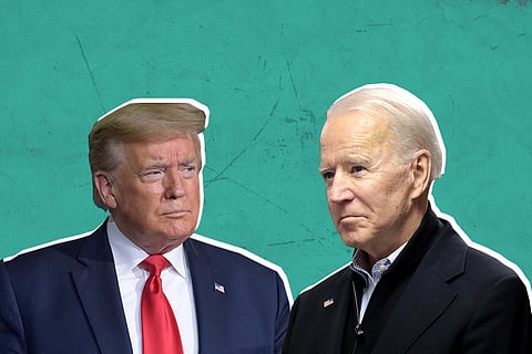 Donald Trump and Joe Biden
