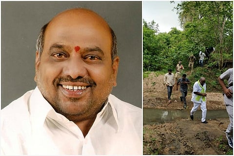 Telangana Forest Minister Jogu Ramanna gets lost in forest after 'Harita Haram' in Narsapur