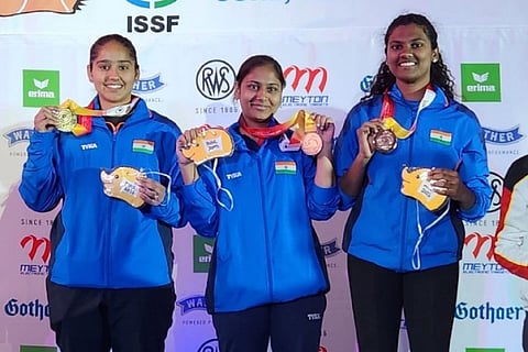 Junior Shooting World Cup: India finish on top of the medal tally.