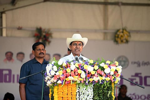 Telangana Chief Minister K Chandrasekhar Rao