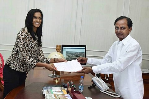 After cash prize, Telangana CM KCR allots residential plot to PV Sindhu