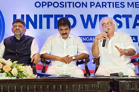 DKS, KC Venugopal, Jairam Ramesh
