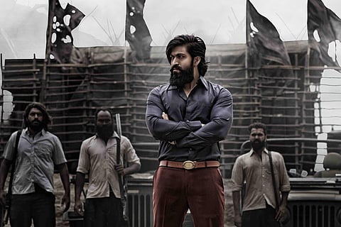 Yash in KGF 2 poster