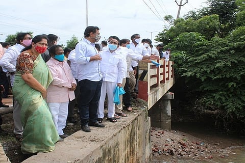 The Minister is expected to hold a review meeting with a focus on removing encroachments from stormwater drains, lakes and water bodies in Warangal.
