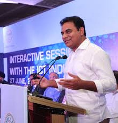 KTR visits smart city, Dubai; Discusses possibility of developing smart city in Hyderabad