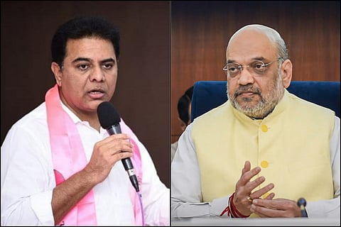 Telangana Minister KTR and Union Home Minister Amit Shah: 'Is VHP above law? 'KTR asked Amit Shah after Delhi Hanuman Jayanthi violence