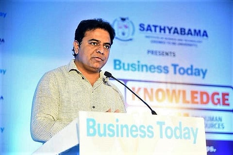 Chandrababu Naidu made Hyderabad an IT hub, KTR praises Andhra CM