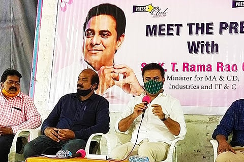 KTR says that they will not allow anyone to disrupt the peace in Hyderabad