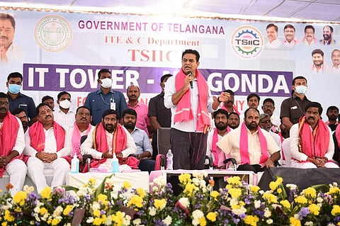 Revanth Reddy demands case against KTR for Nalgonda public meeting despite ban
