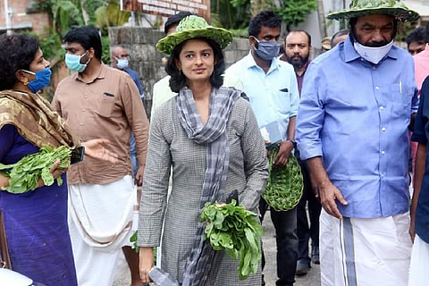 Kerala IAS office K Vasuki and former MLA V Sivankutty