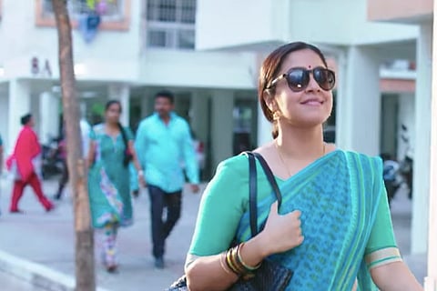 Watch: Simbu compliments Jyothika's 'sultry hello' in 'Kaatrin Mozhi' trailer