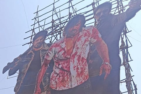 Cut out of Upendra, Kiccha Sudeep and Shivarajkumar
