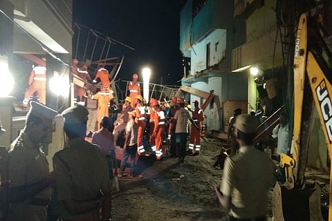 One dead, 32 injured in Chennai building collapse, rescue operations still underway