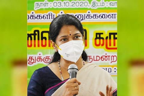 DMK MP Kanimozhi