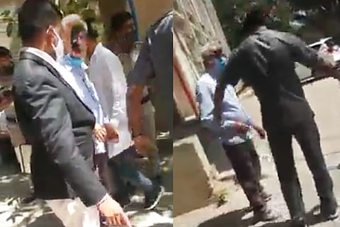 Ink thrown at KS Bhagwan in Bengaluru court complex on February 4