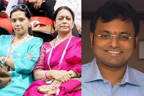 Karti, Nalini and Srinidhi Chidambaram chargesheeted by I-T department