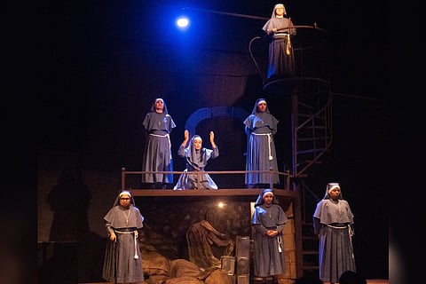 A scene from the drama