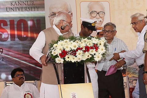 Kerala Governor faces protests, accuses professor Irfan Habib of disrupting speech