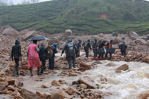 Pettimudi landslide due to Kerala rains in August 2020