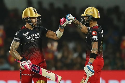 Faf du Plessis and Virat Kohli