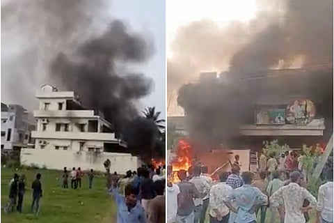 Arson over renaming of Konaseema district in Amalapuram town: Andhra Minister's home set on fire
