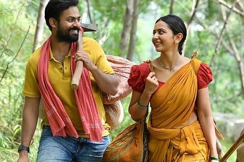 Vaishnav Tej and Rakul Preet from Konda Polam