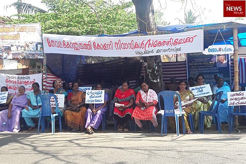 128 families along canal in Kochi asked to vacate homes, residents on strike