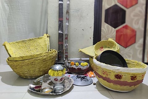 Kotnam ritual in northern Telangana's Kotha Panduga festival