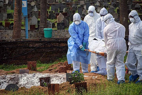 Burial of a COVID-19 patient