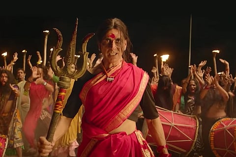 Still from Laxmii movie with Akshay Kumar as trans woman