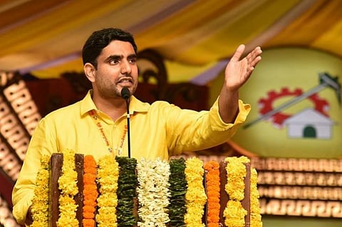 Watch: Angry citizen takes on Andhra CM’s son, IT Minister Lokesh, at a public meeting