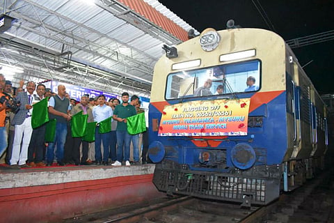 Fourth MEMU suburban train introduced between Bengaluru-Mysuru, to run daily