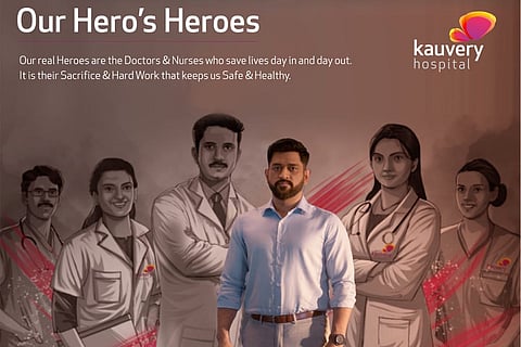 MS Dhoni in Kauvery Hospital's new video