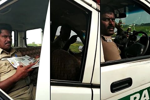 Caught on camera: TN cops demand bribe from lorry driver, transferred