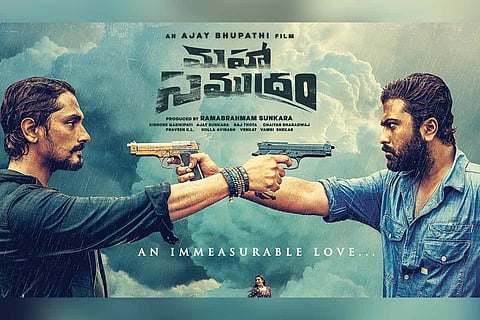 Siddharth and Sharwanand in the poster of Maha Samudram