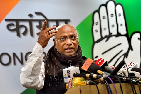 Image of New Congress President Mallikarjun Kharge