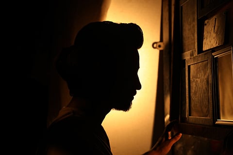 Silhouette of a man