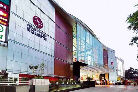 The entrance of Mantri Square mall in Bengaluru