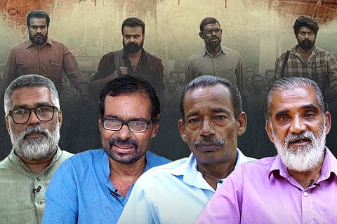 Vilayodi Sivankutty, Kanhangad Rameshan, Kallara Babu and Ajayan Mannur, members of the Ayyankali Pada