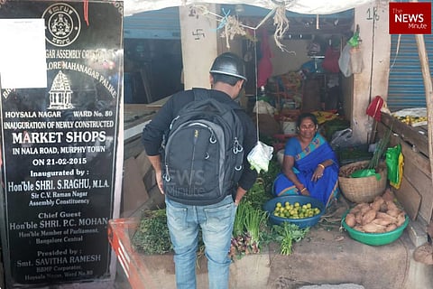 B'luru civic body to raze Murphy Town vegetable market, vendors protest