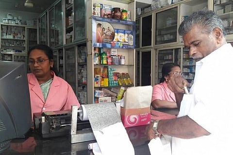 A medical store in Chennai