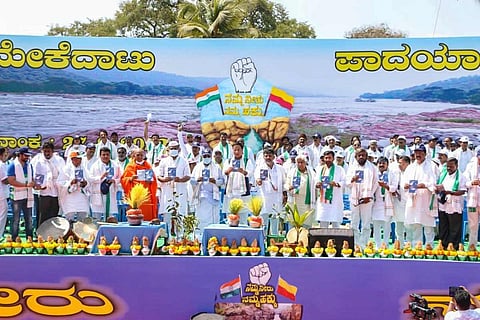 Congress Mekedatu Padayatra