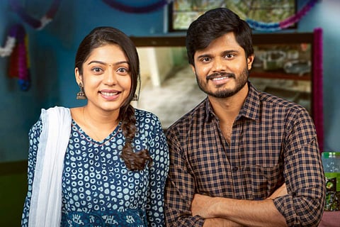 Varsha Bollamma and Anand Deverakonda from Middle Class Melodies